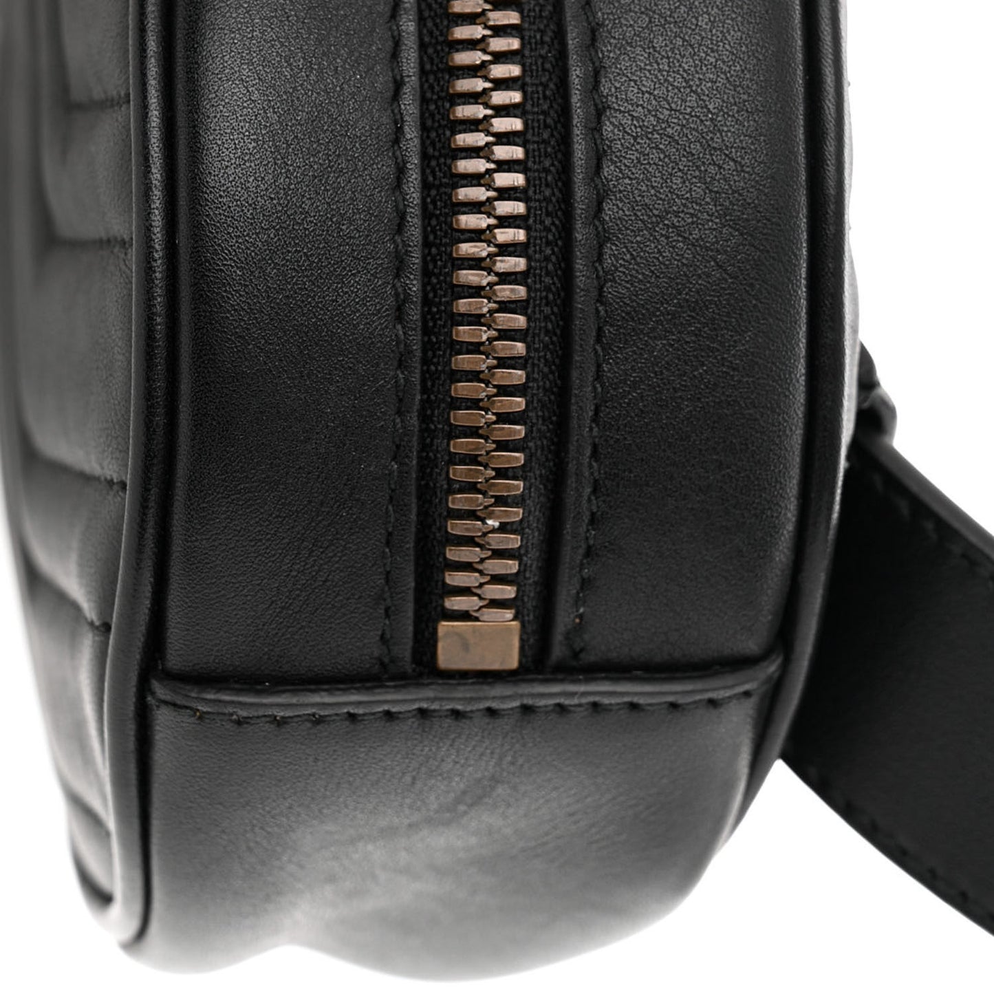Calfskin Matelasse GG Marmont Belt Bag 85 34 Black