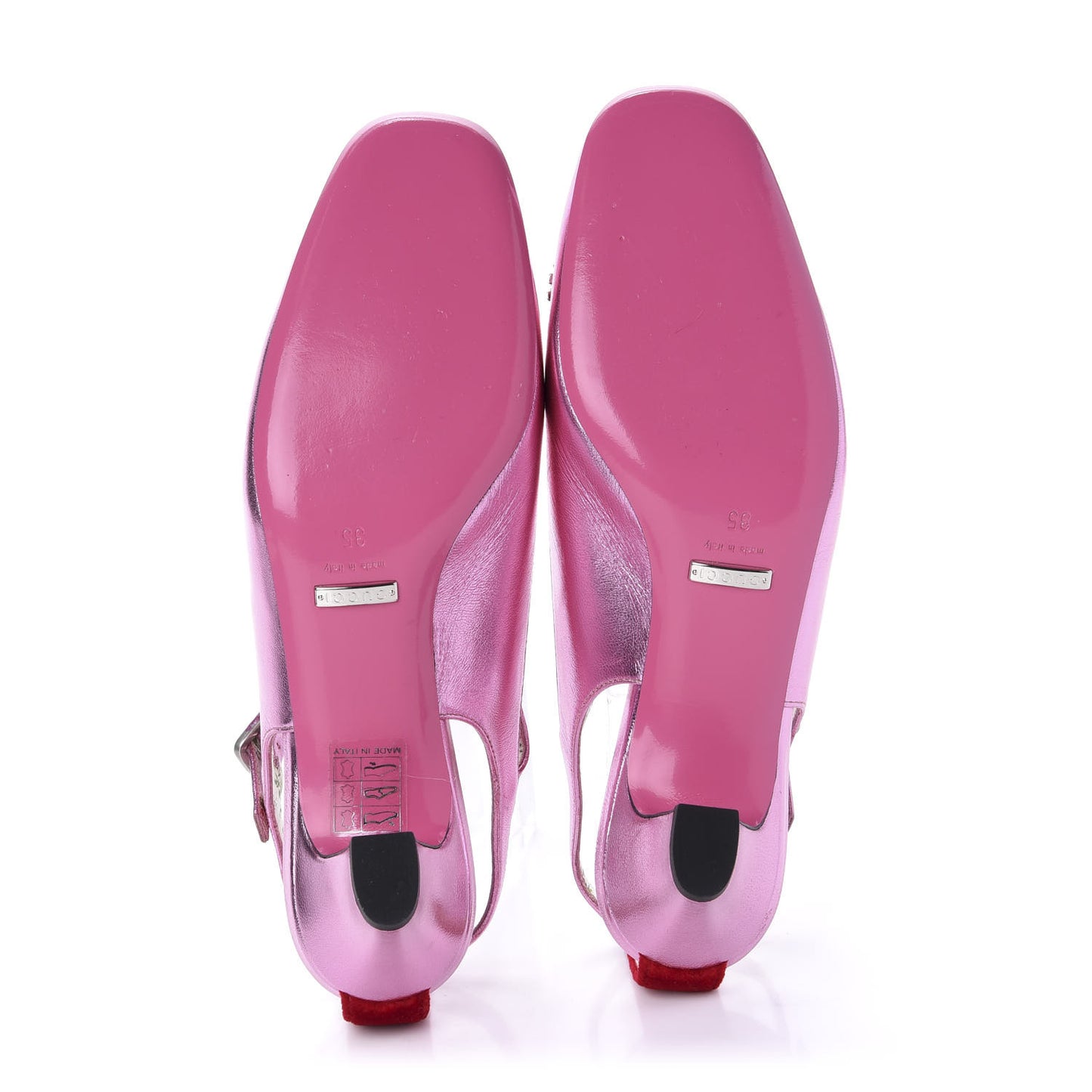 Metallic Nappa Velvet Crystal Bow Anita Pumps 35 Rosa Hibiscus Red