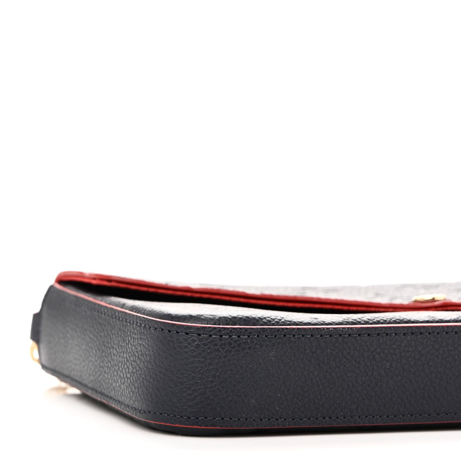 Louis Vuitton Empreinte Pochette Felicie Chain Wallet Marine Rouge 9 of 11