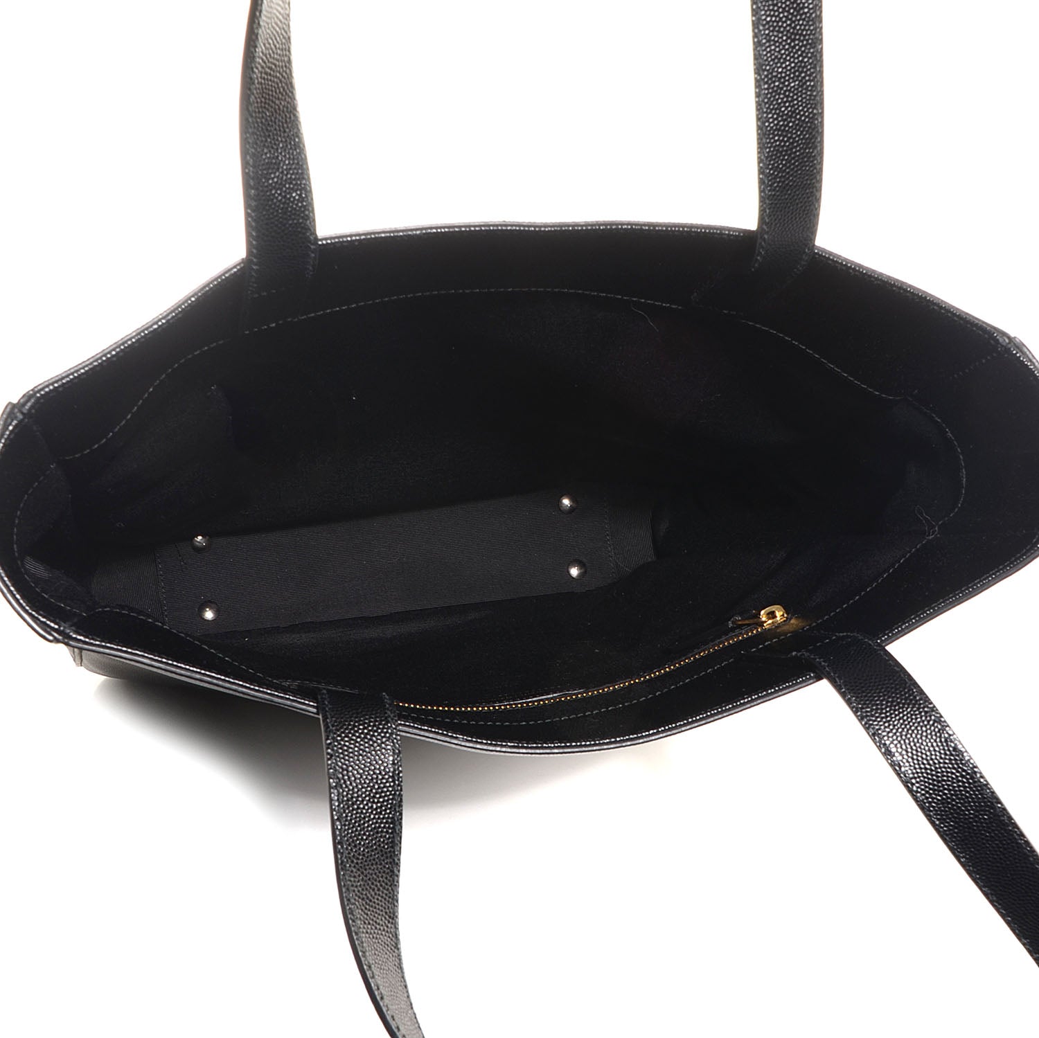 Saint Laurent Grain De Poudre North South Medium Museum Tote Black 5 of 9