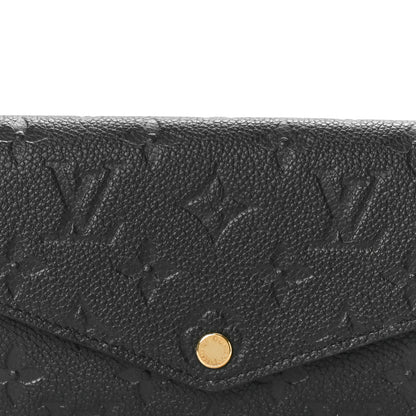 Louis Vuitton Empreinte Sarah Wallet NM Black 7 of 8