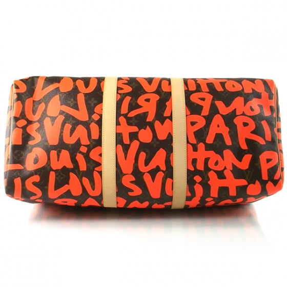 Monogram Graffiti Keepall 50 Orange