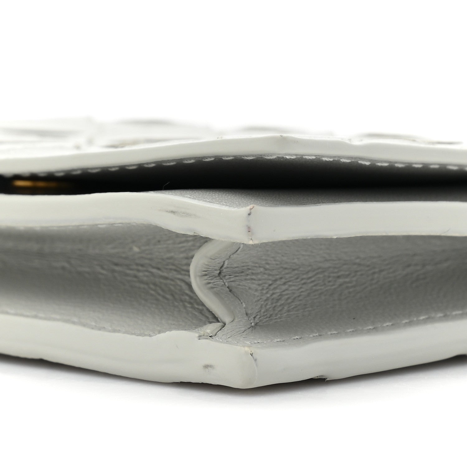 Bottega Veneta Nappa Intrecciato Card Case Agate Grey 7 of 9