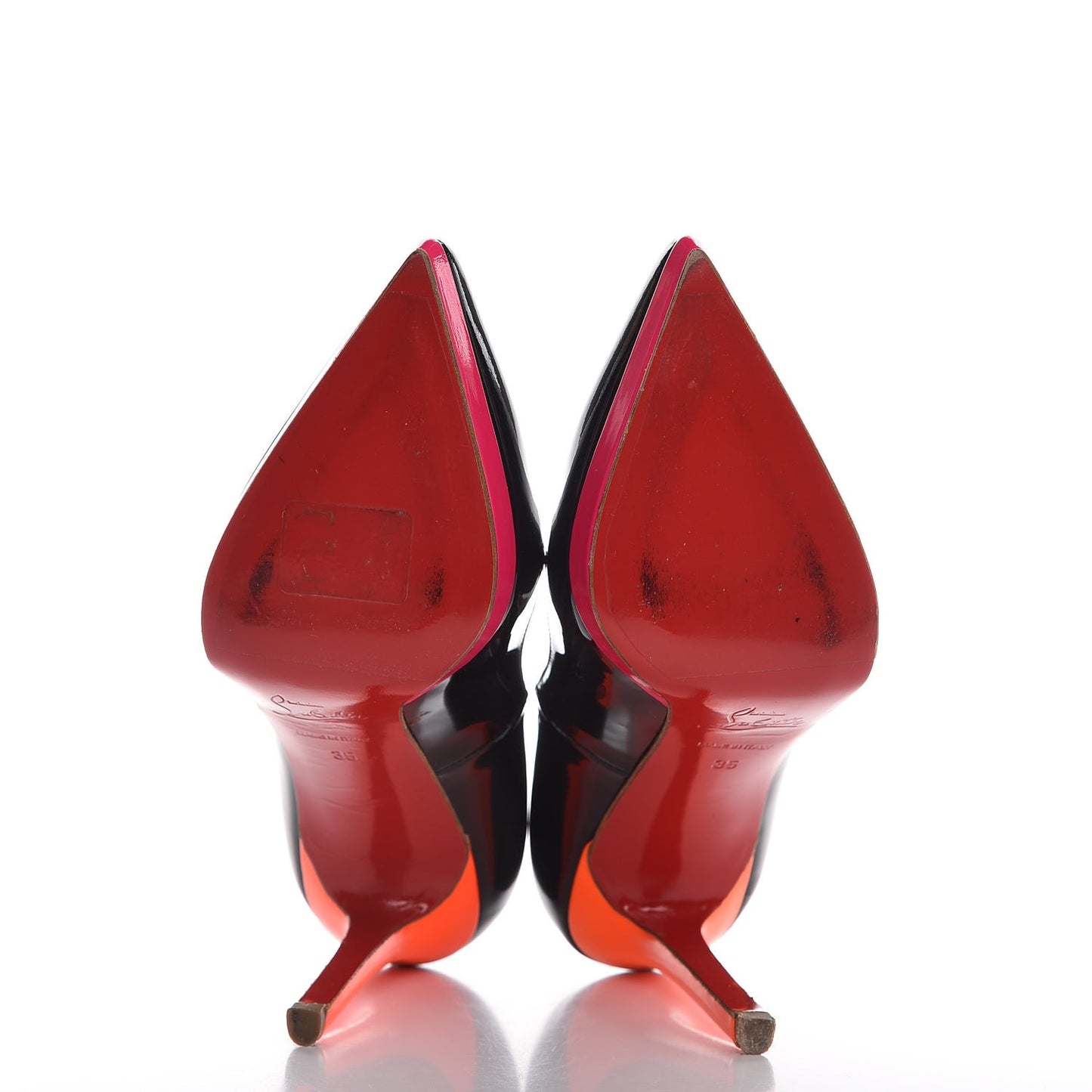 Patent Pigalle Plato 120 Pumps 35 Fluo Black Rose Matador