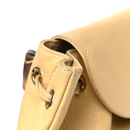 Gucci Calfskin Bamboo Medium Backpack Yellow 14 of 21