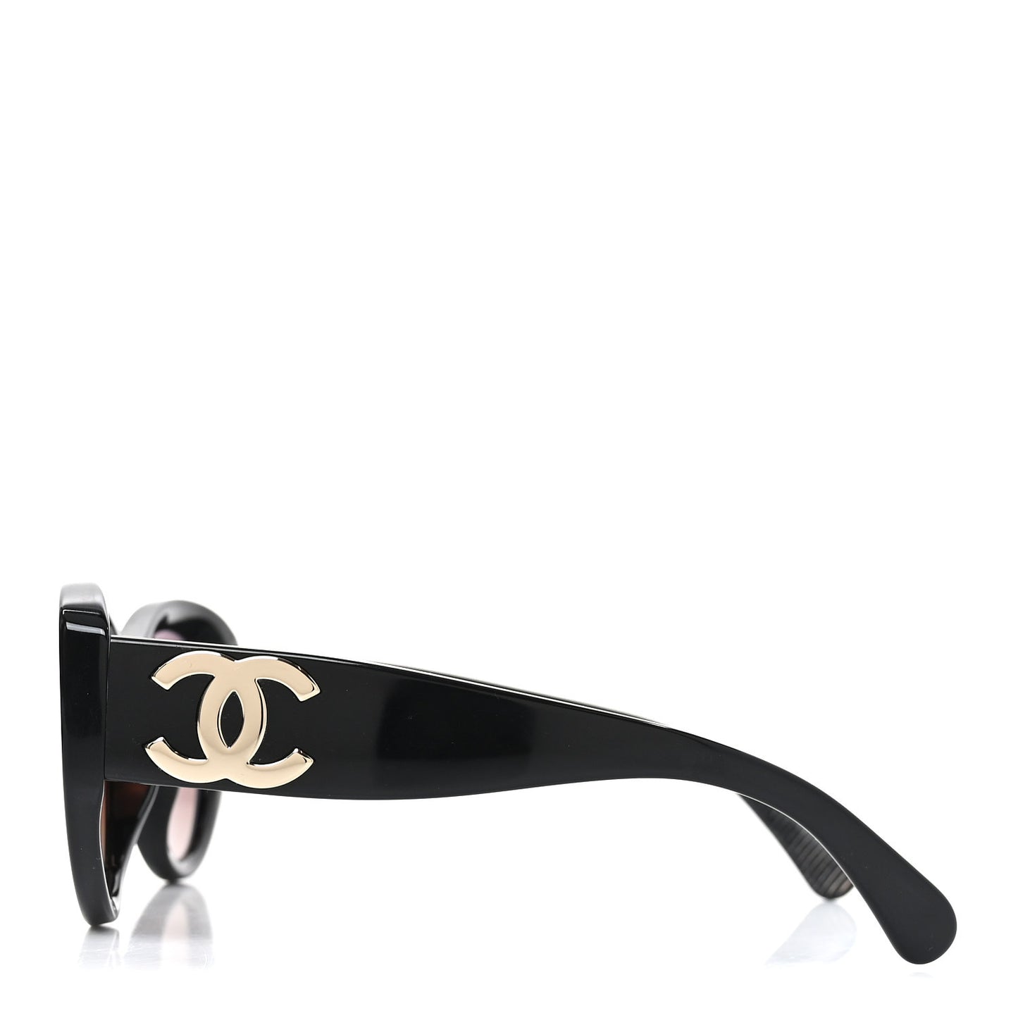 Acetate Butterfly Large CC Sunglasses 5492-A Black