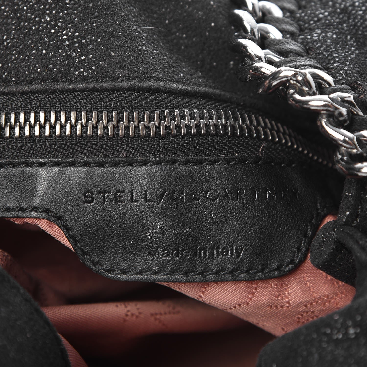 Stella McCartney Shaggy Deer Falabella Fold Over Tote Black 7 of 10
