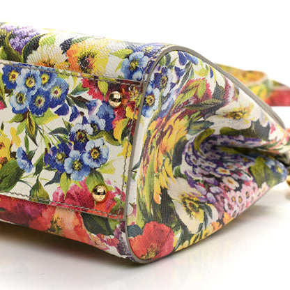 Dolce & Gabbana Dauphine Flower Print Medium Miss Sicily Satchel Multicolor 9 of 9