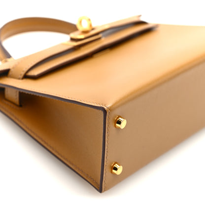 Hermes Tadelakt Mini Kelly Sellier 20 Biscuit 9 of 10