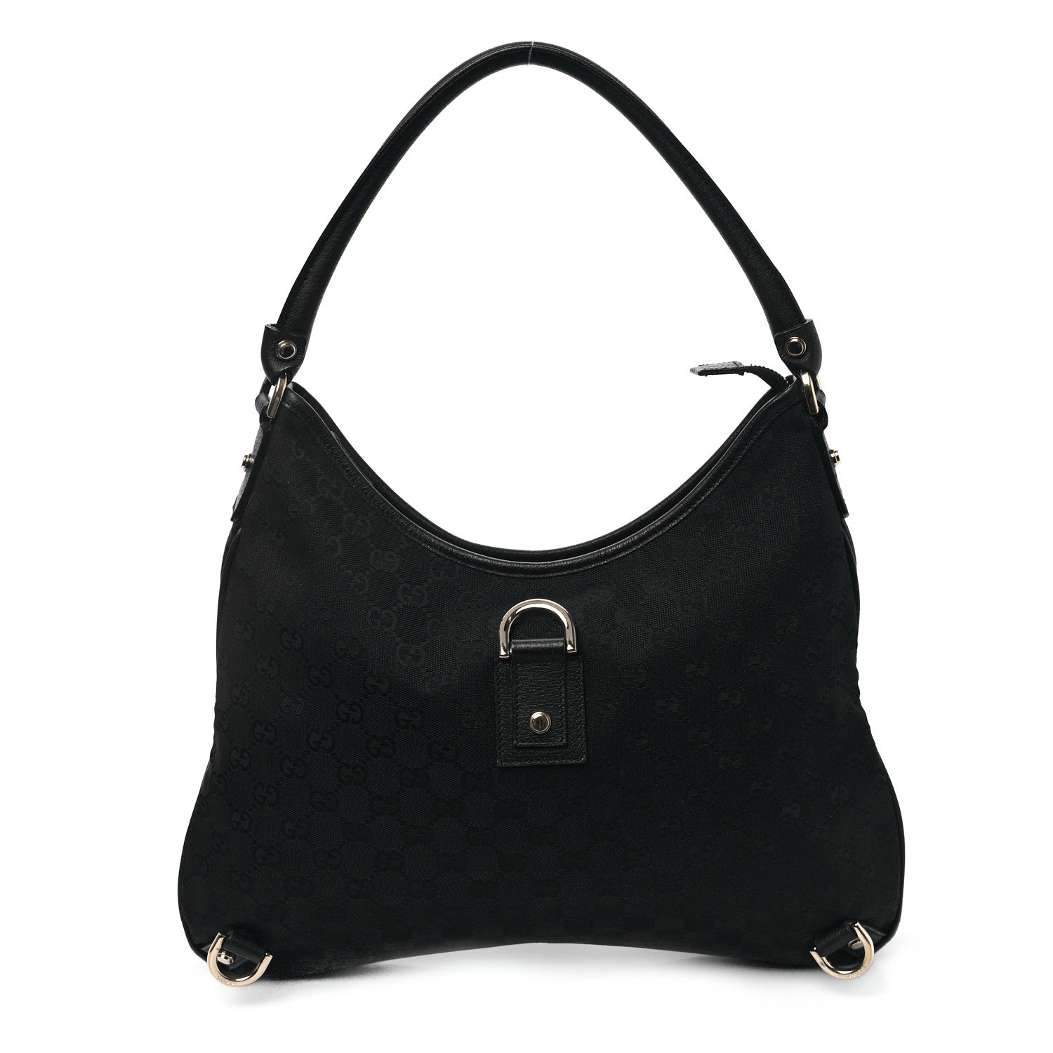 Gucci Monogram Abbey Hobo Black 1 of 11