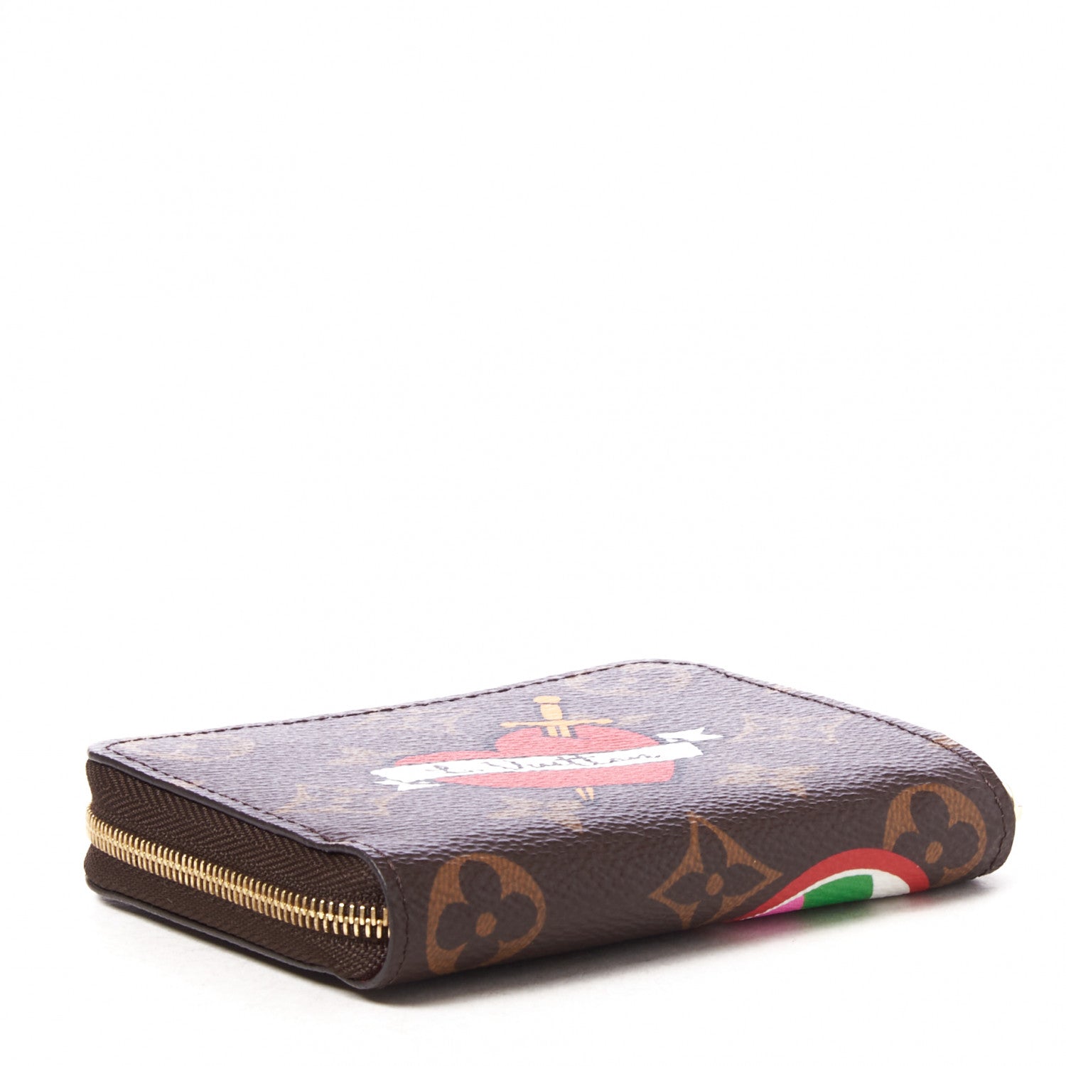 Louis Vuitton Monogram Travel Stickers Zippy Coin Purse 3 of 7