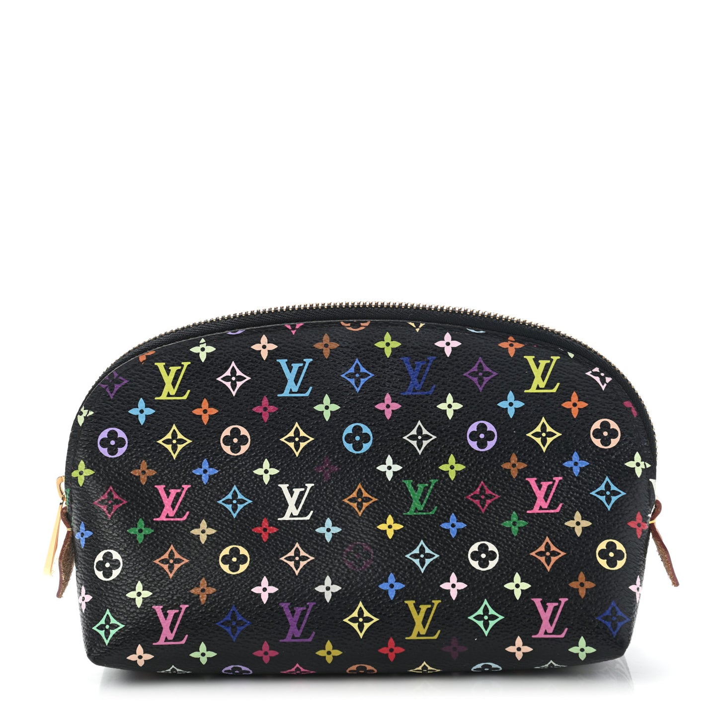 Monogram Multicolor Cosmetic Pouch Black Grenade