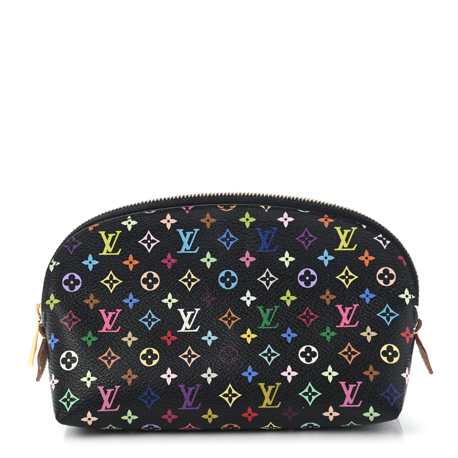 Louis Vuitton Monogram Multicolor Cosmetic Pouch Black Grenade 1 of 10