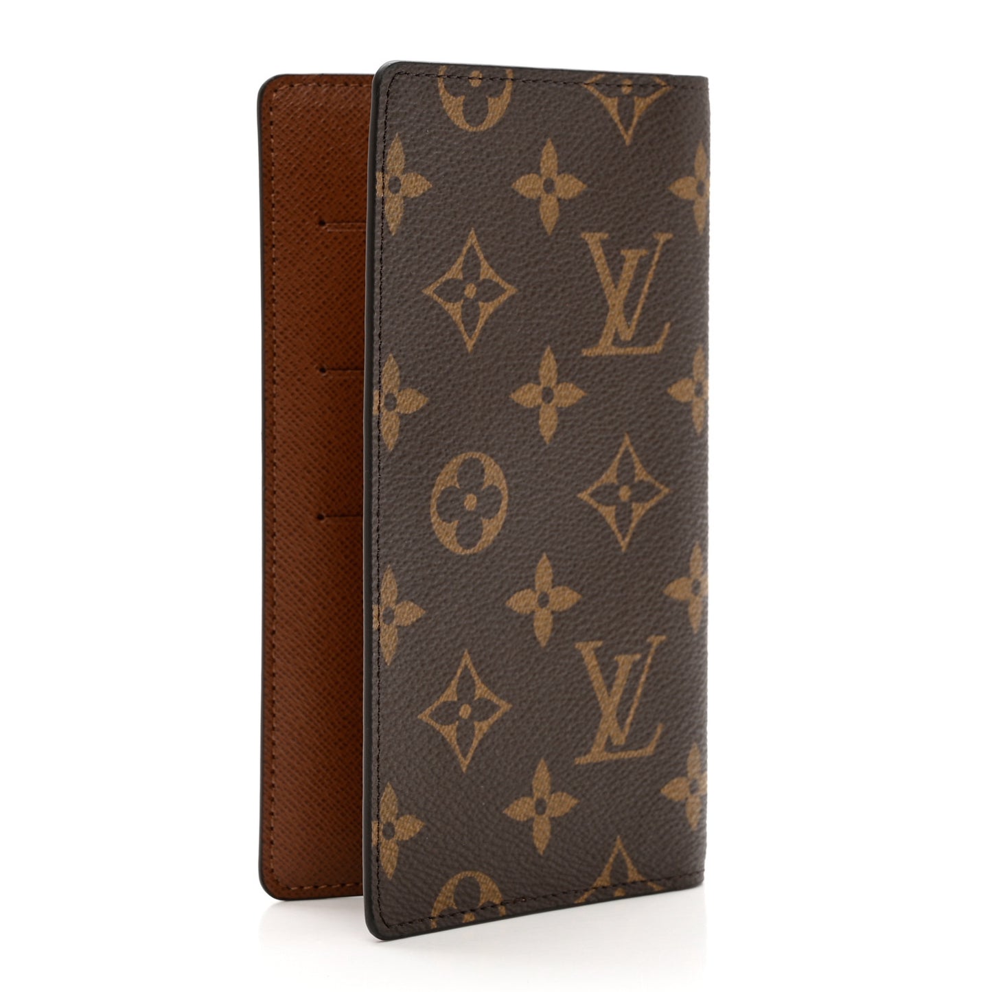 Monogram Checkbook Holder Case Wallet