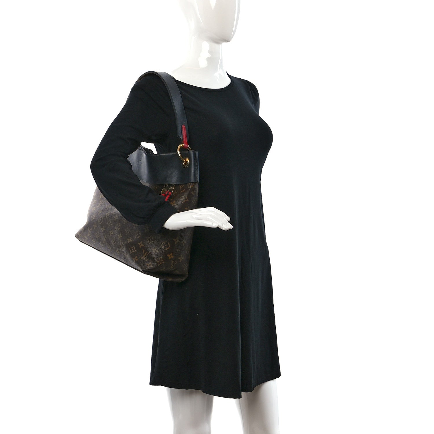 Louis Vuitton Monogram Tuileries Hobo Black 2 of 10