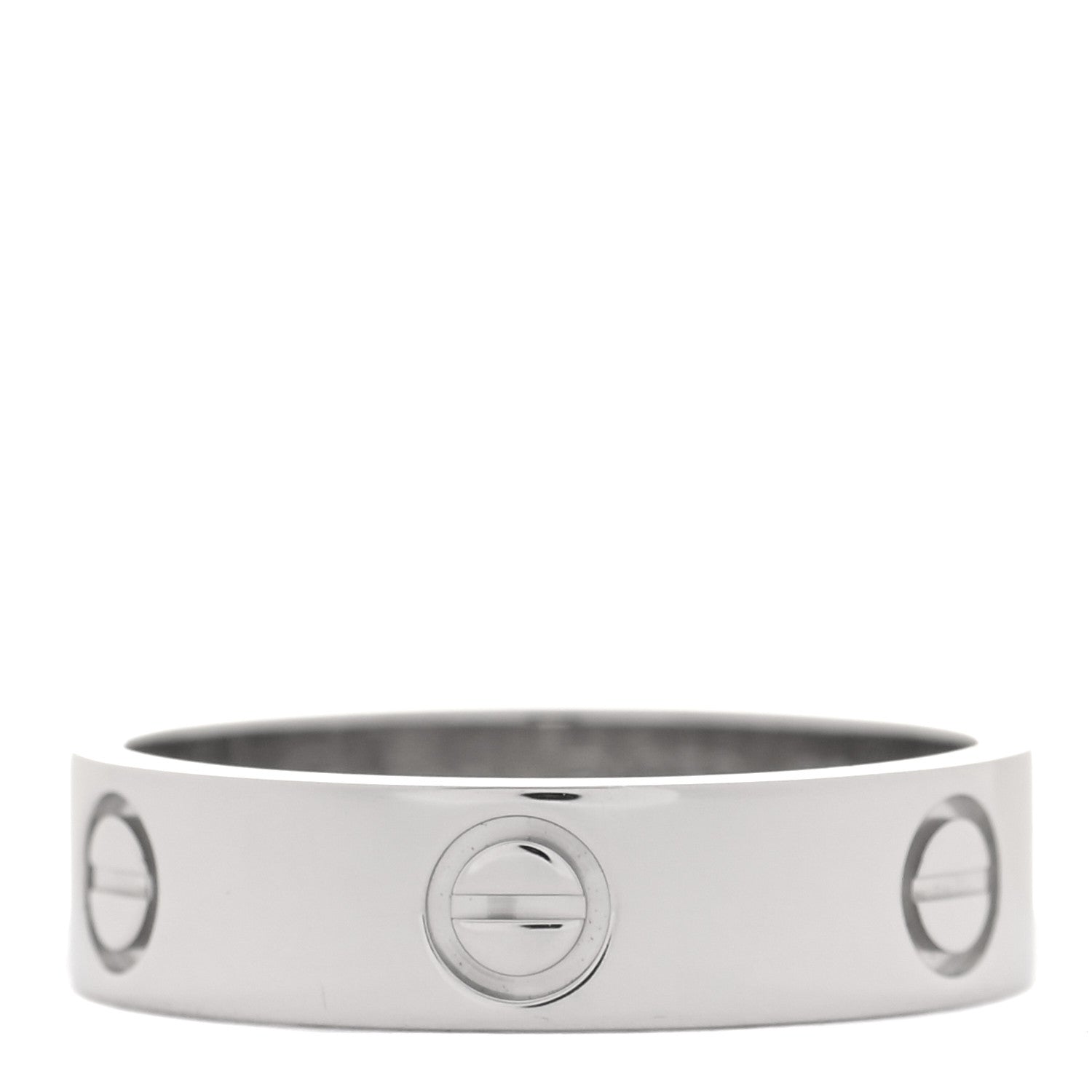 Cartier Platinum 5.5mm LOVE Ring 60 9.25 1 of 3