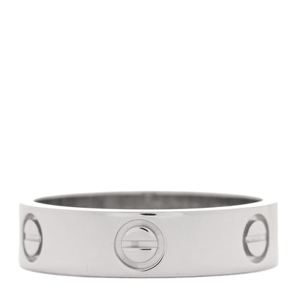 Cartier Platinum 5.5mm LOVE Ring 60 9.25 1 of 3