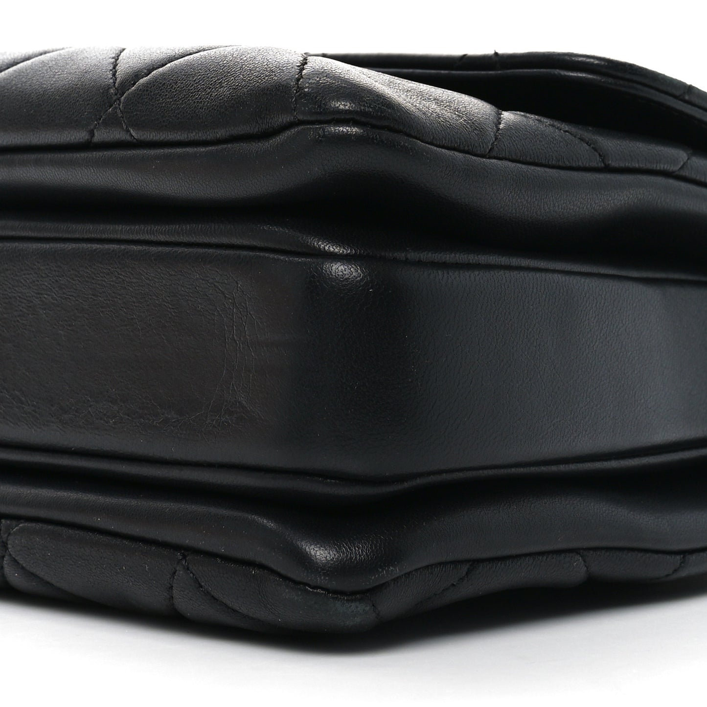 Lambskin Quilted Small Trendy CC Dual Handle Flap Bag Black