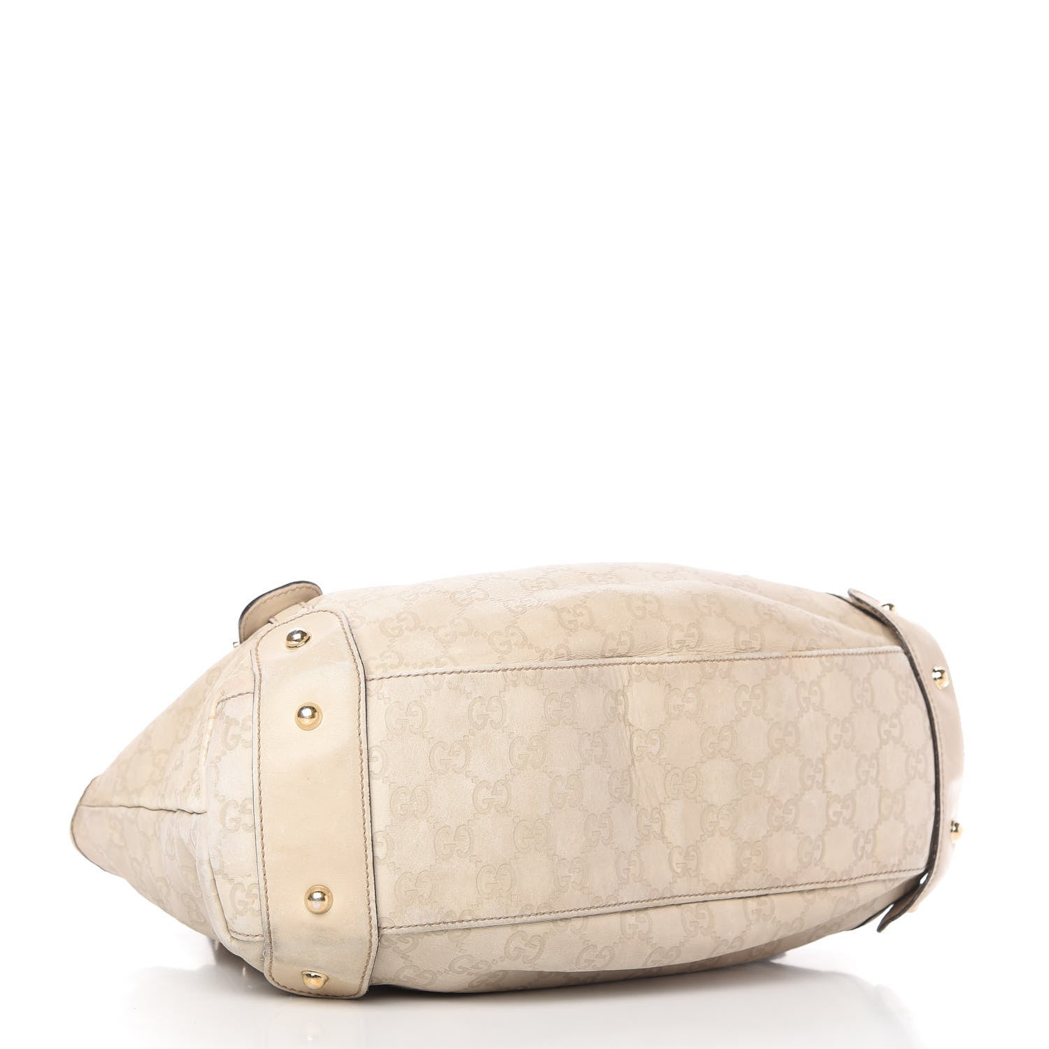 Gucci Guccissima Small Pelham Shoulder Bag Off White 4 of 12
