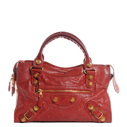 Balenciaga Chevre Giant 21 Gold Hardware City Vermillion 1 of 13