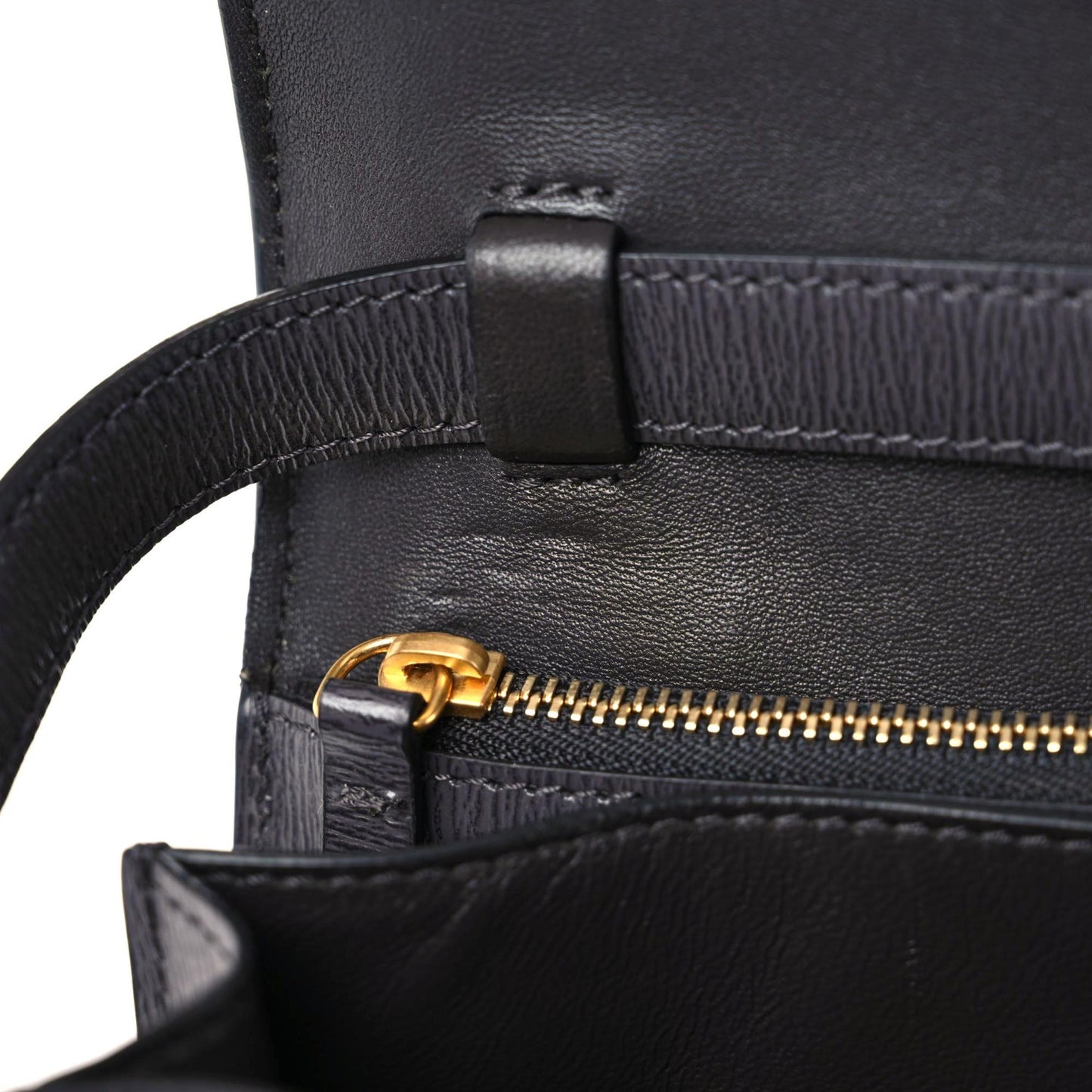 Liege Calfskin Medium Classic Box Flap Bag Dark Blue
