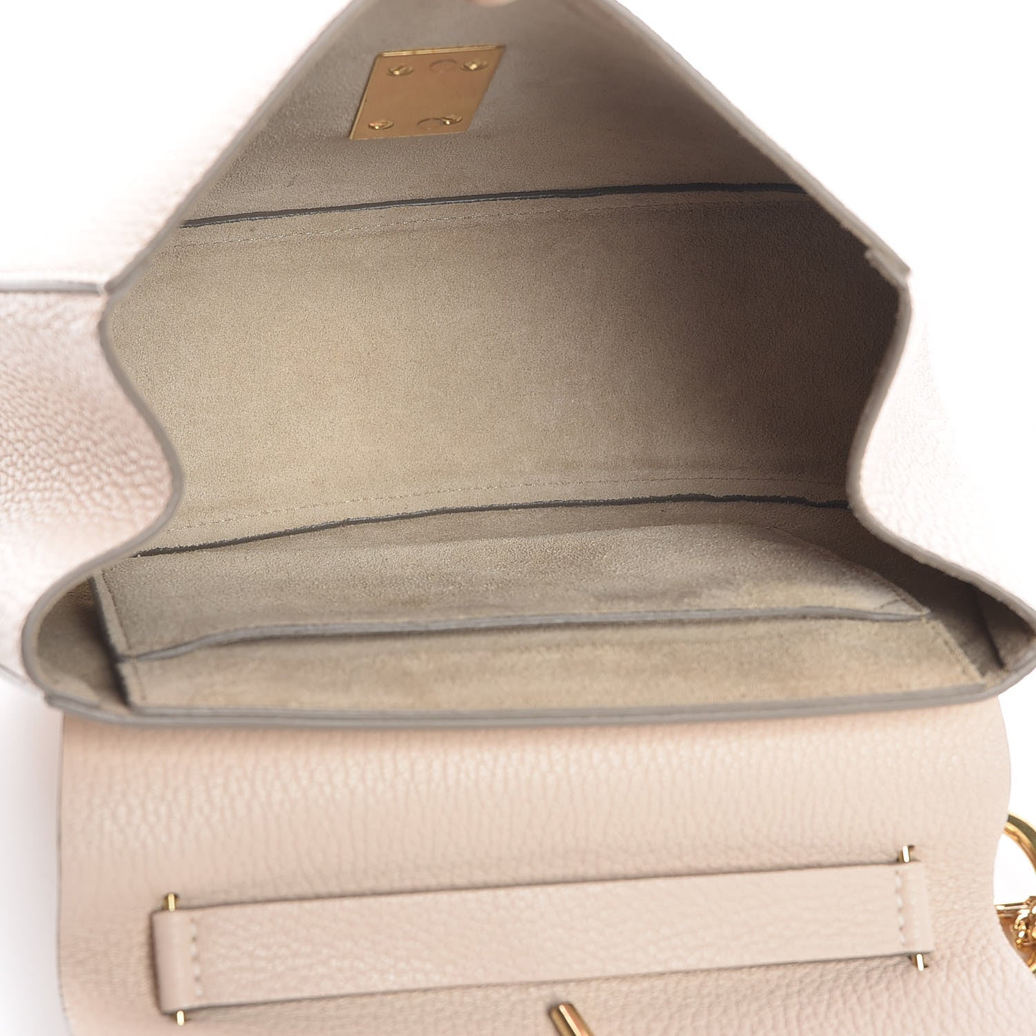 Chloe Grained Lambskin Drew Shoulder Bag Abstract White 5 of 7
