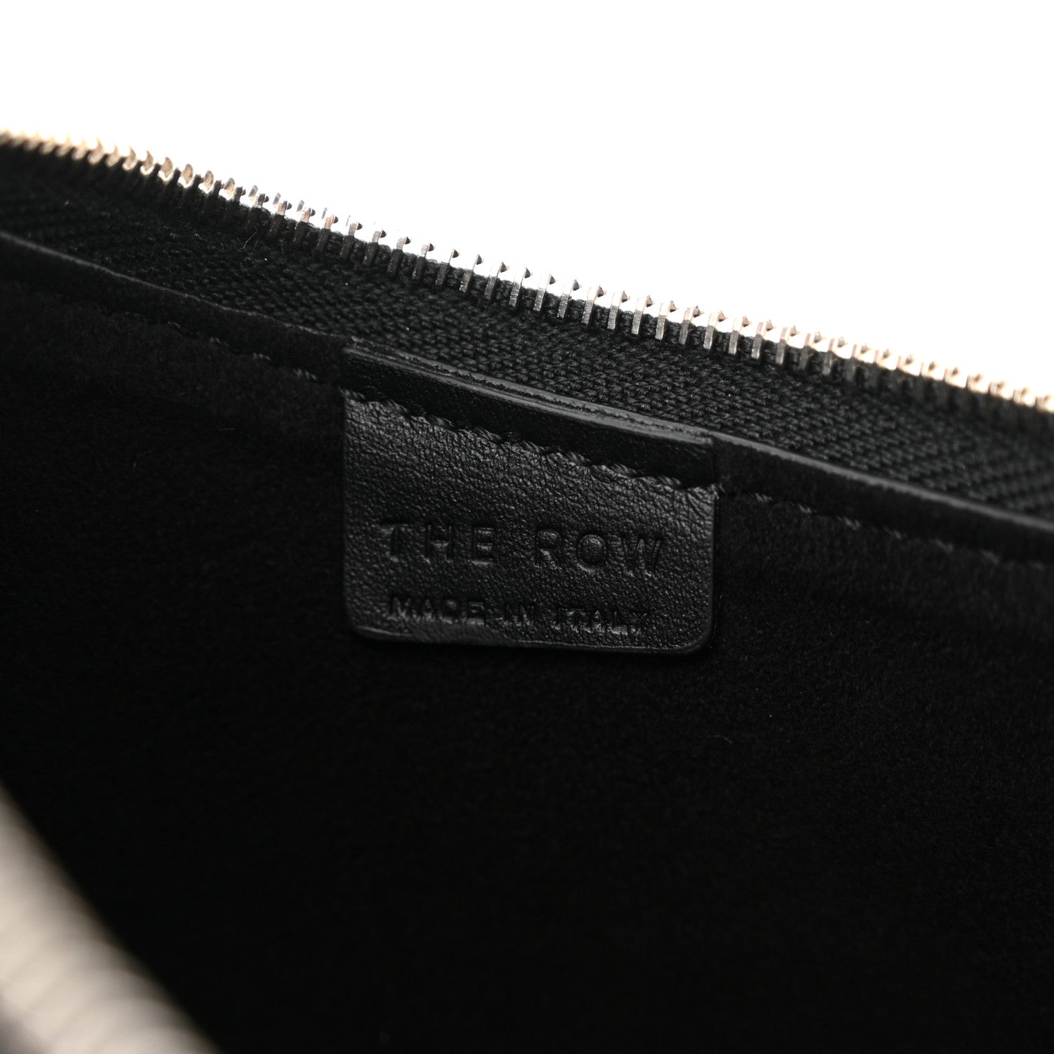 The Row Smooth Calfskin Half Moon Shoulder Bag Black 6 of 14