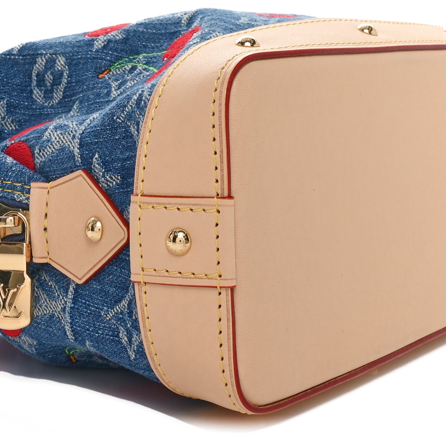 LV X TM Monogram Denim Cerises Cosmetic Pouch GM