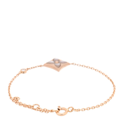 Louis Vuitton 18K Pink Gold Diamond Pink Mother of Pearl Color Blossom BB Star Bracelet 3 of 4