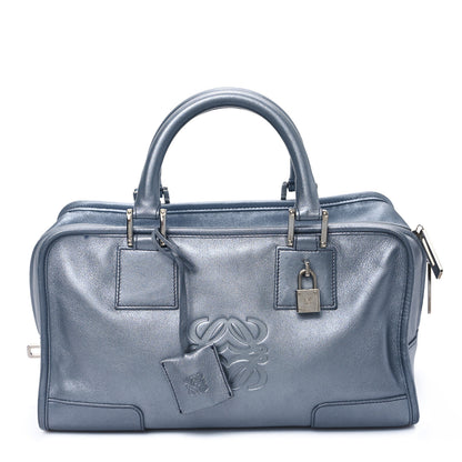 Loewe Metallic Calfskin Amazona 28 Silver 1 of 11