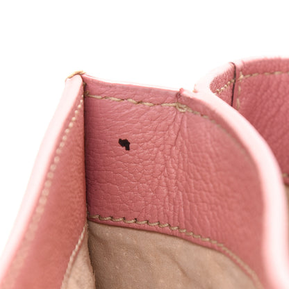 Miu Miu Goatskin Madras Shopping Tote Rosa 12 of 16