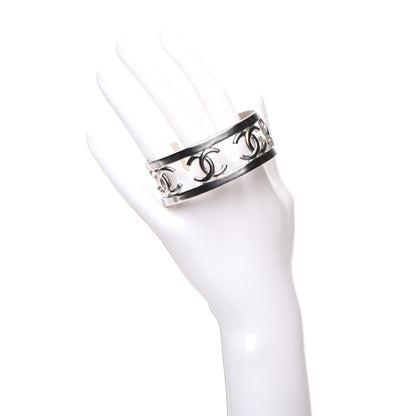 Chanel Metal CC Cuff Silver 2 of 5