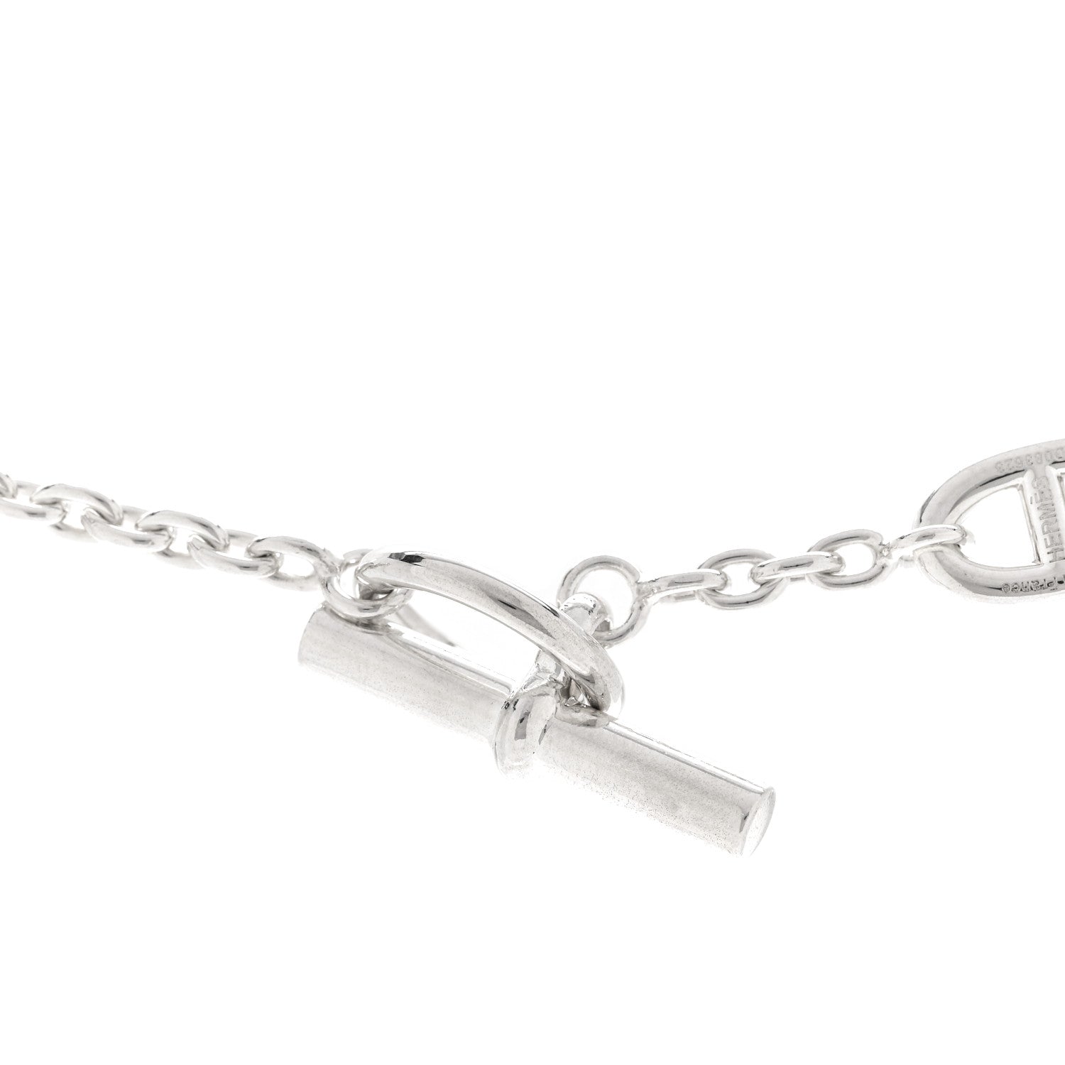 Hermes Sterling Silver Farandole Necklace 120 4 of 6
