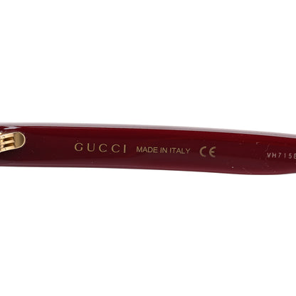 Gucci Acetate Oversize Sunglasses GG0328S Red 5 of 7