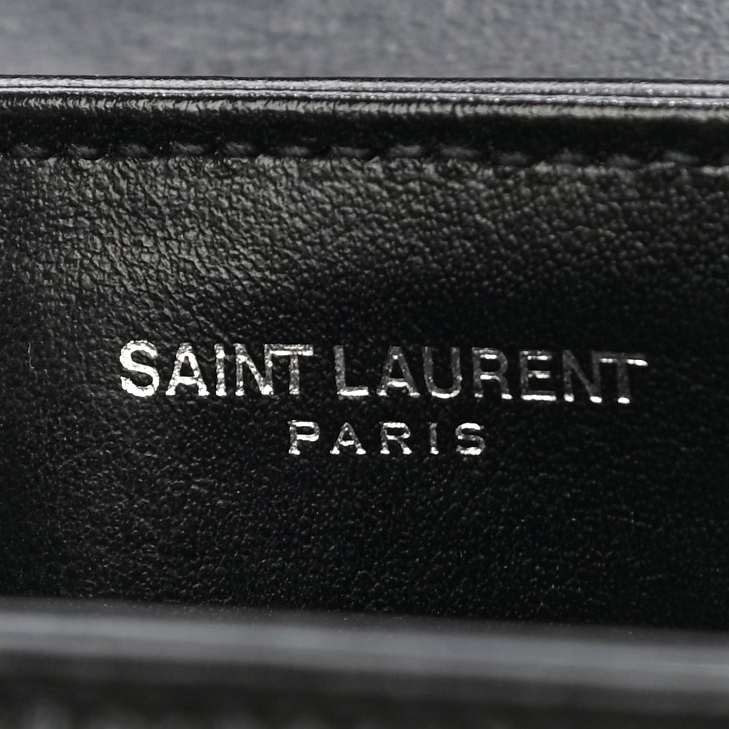Saint Laurent Calfskin Y Quilted Monogram Toy Loulou Crossbody Bag Black 8 of 13