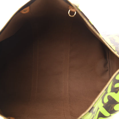 Louis Vuitton Monogram Graffiti Keepall 50 Green 4 of 9