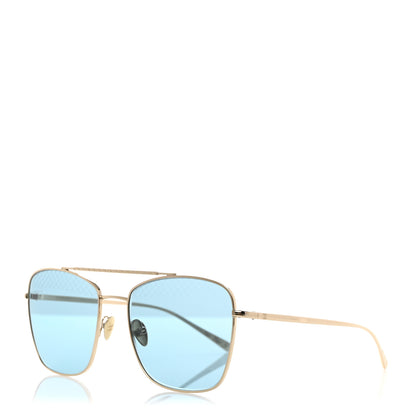 Chanel Metal Sunglasses 4256 Gold Blue 1 of 8