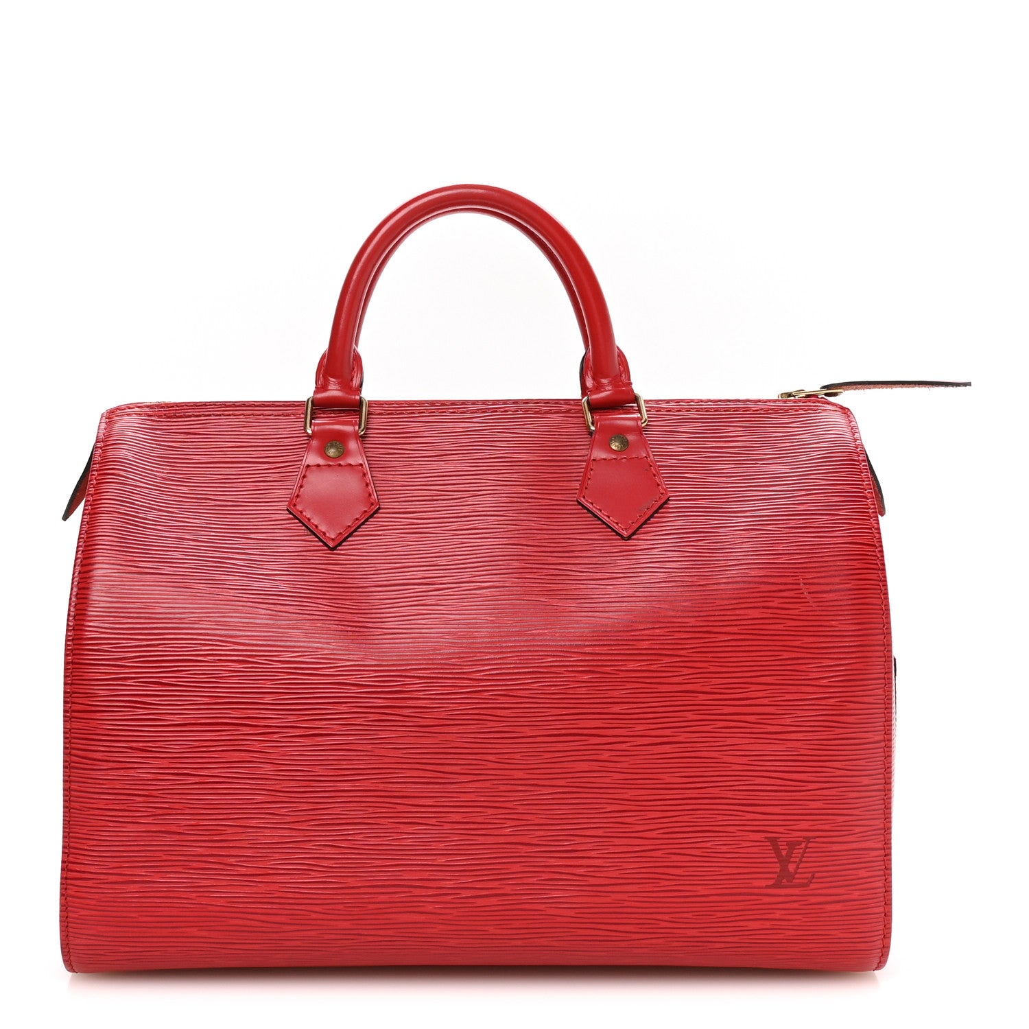 Louis Vuitton Epi Speedy 30 Castillan Red 1 of 9