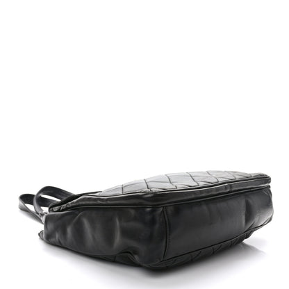 Chanel Lambskin Quilted CC Shoulder Bag Navy 4 of 10