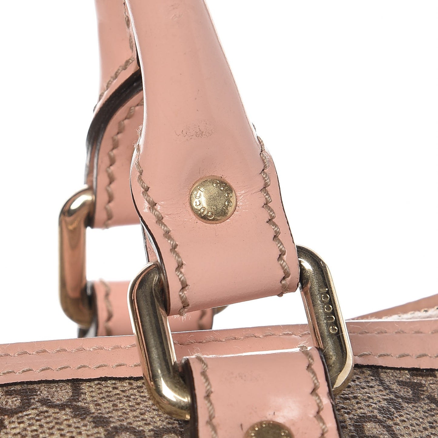GG Plus Monogram Mermaid Medium Joy Boston Pink