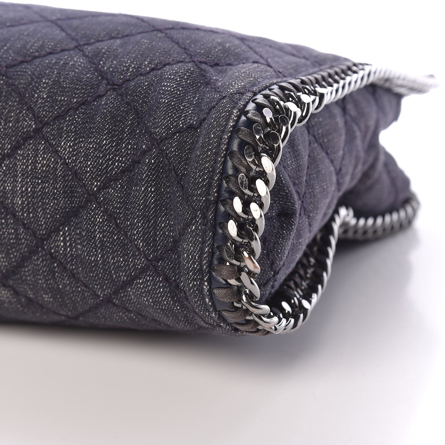 Stella McCartney Denim Quilted Small Falabella Tote 6 of 14