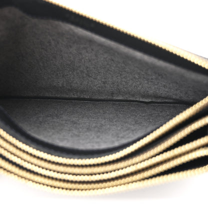 Celine Lambskin Large Trio Crossbody Bag Navy Blue 4 of 10