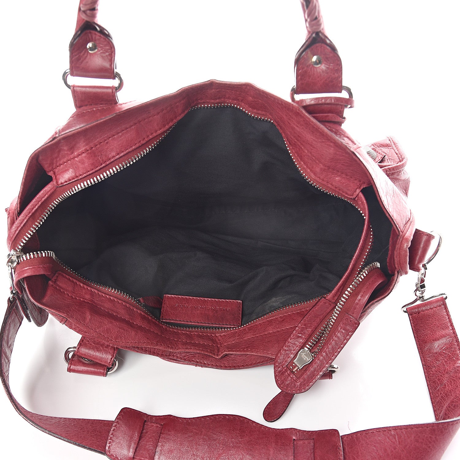 Balenciaga Agneau Giant 21 Silver Hardware Part Time Pourpre 5 of 9