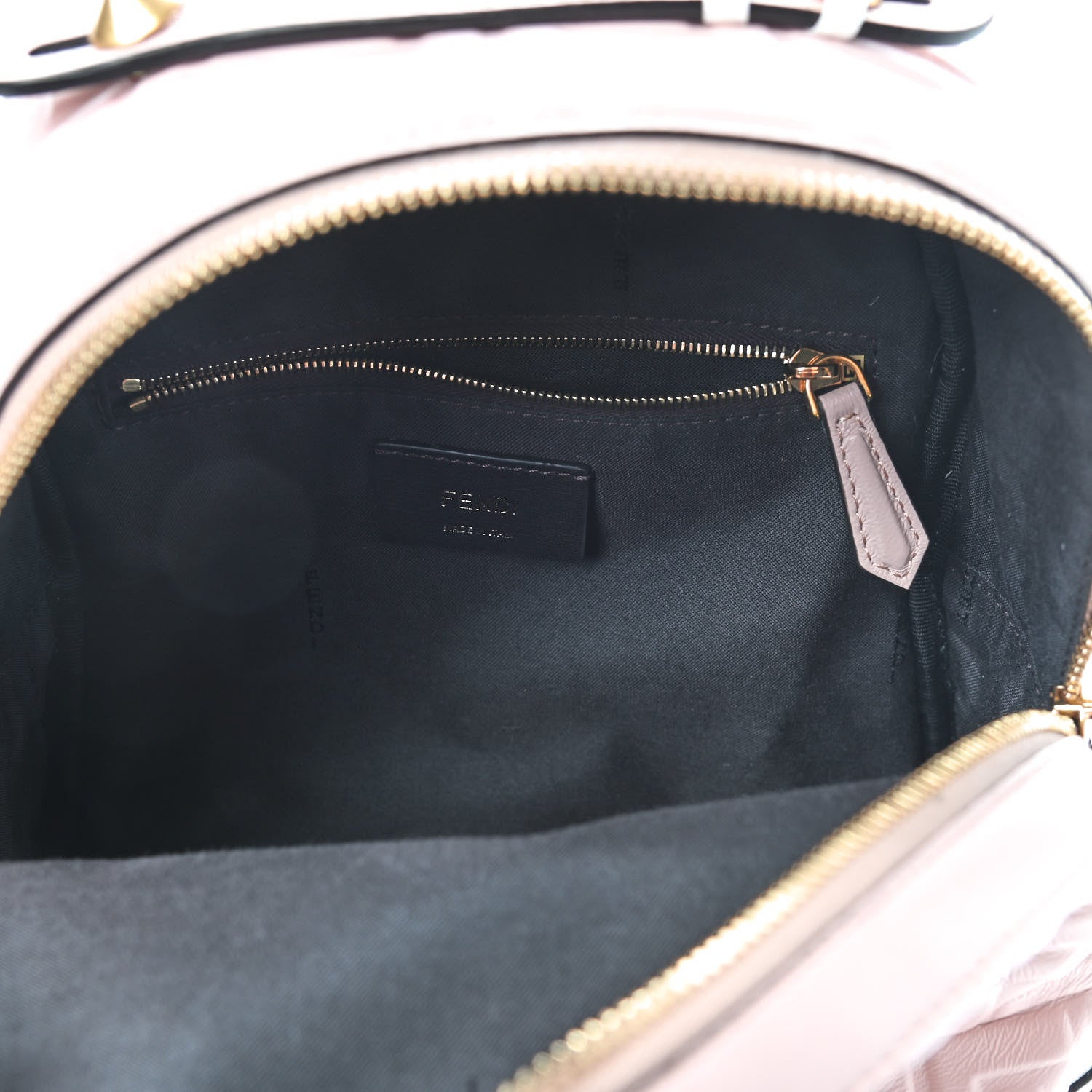 Fendi Nappa FF 1974 Embossed Mini Backpack Rosa Quarzo 4 of 8