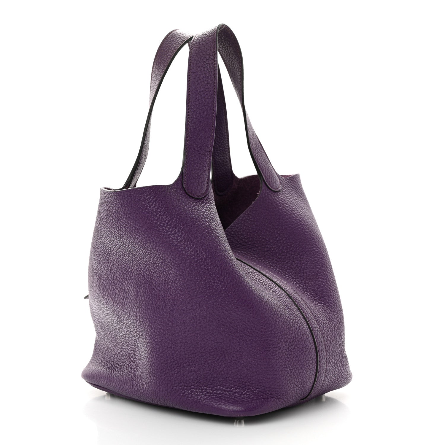 Hermes Taurillon Clemence Picotin Lock 22 MM Ultraviolet 3 of 12