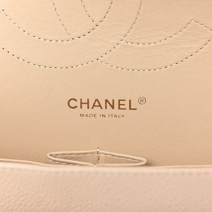 Chanel Caviar Quilted Jumbo Double Flap Beige Clair 8 of 11