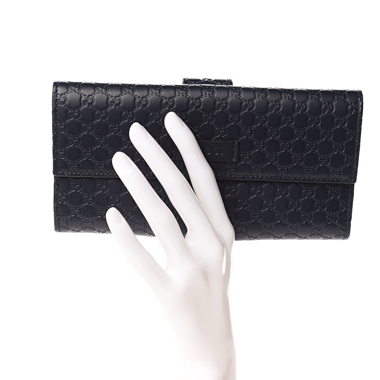 Gucci Microguccissima Continental Flap Wallet Navy 2 of 9