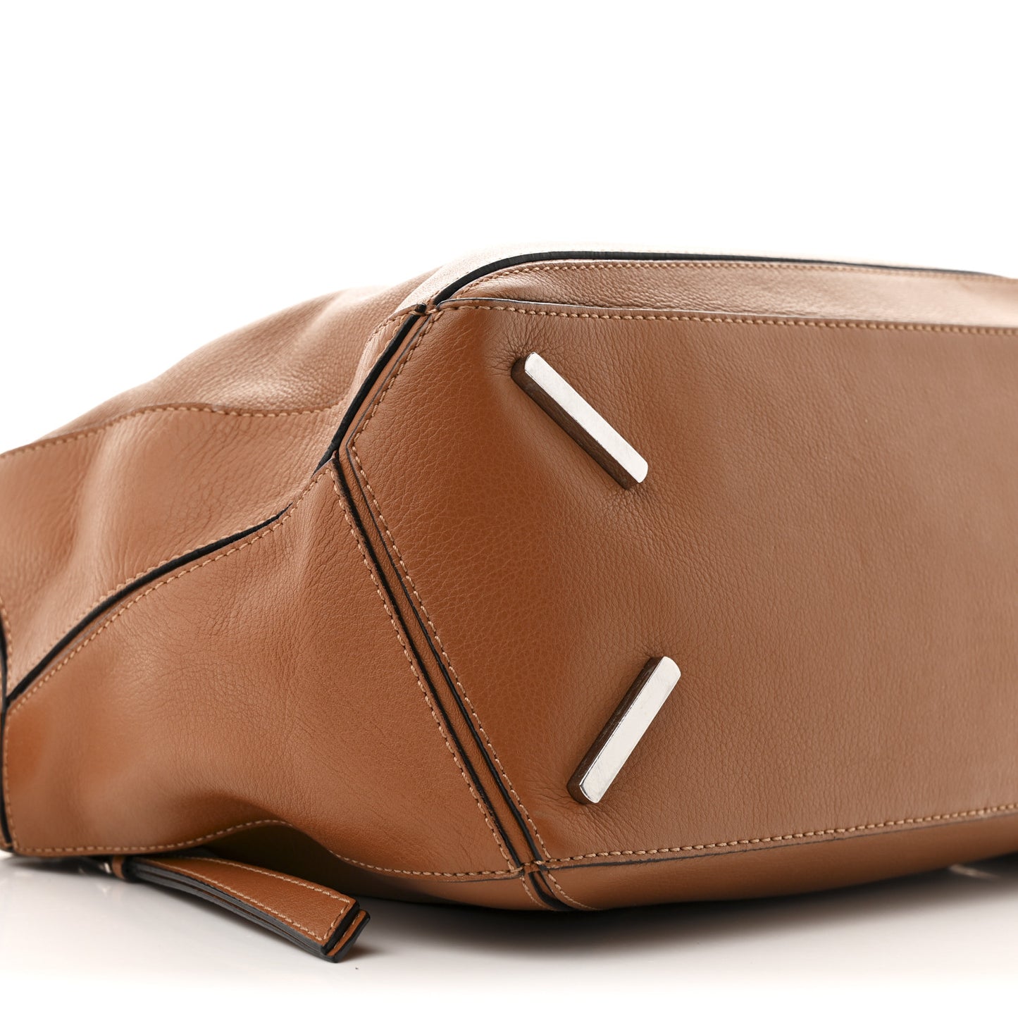 Calfskin Medium Puzzle Bag Tan