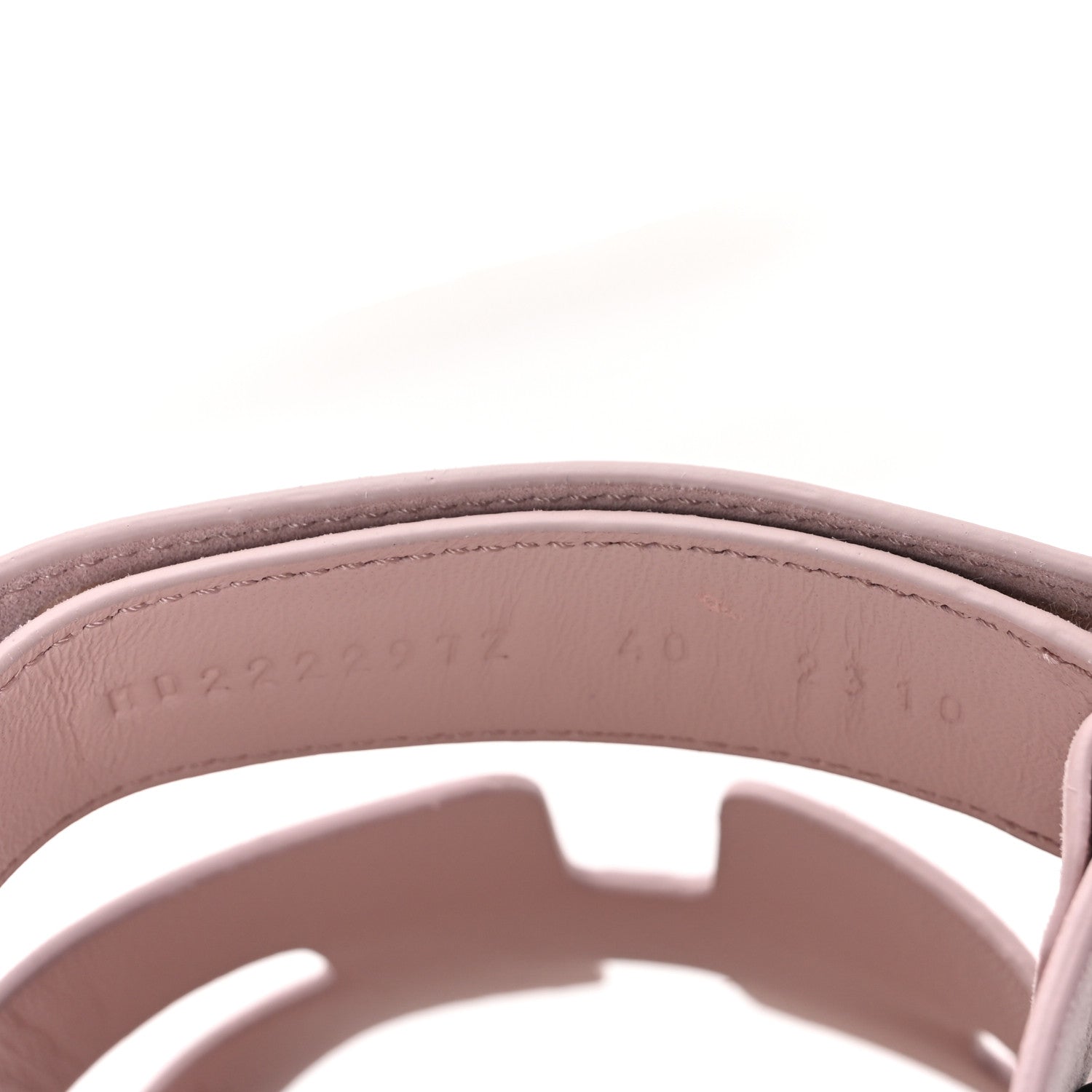 Hermes Suede Goatskin Womens Chypre Sandals 40 Rose Porcelaine 9 of 10