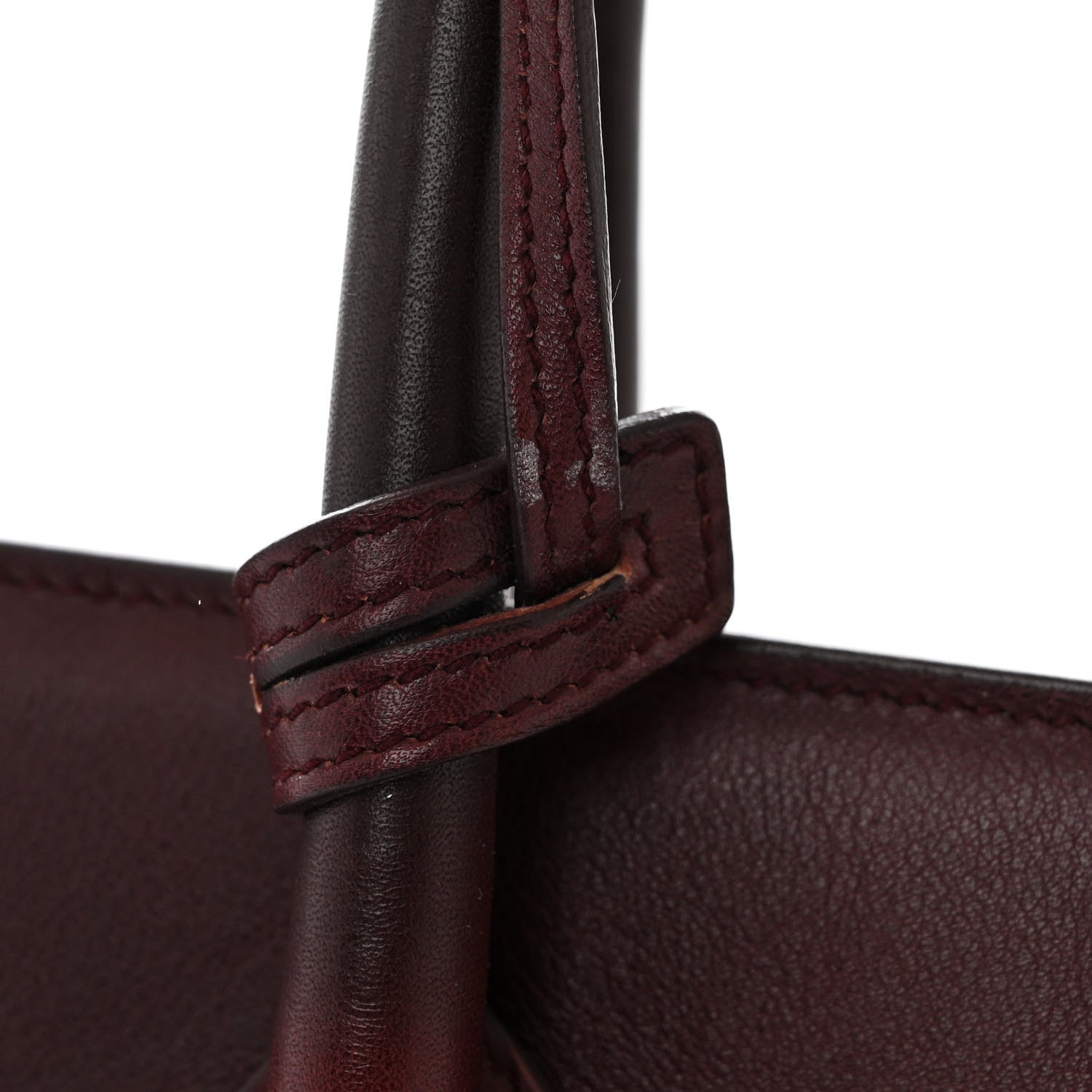 Saint Laurent Calfskin Large Sac de Jour Carryall Amarena 11 of 14